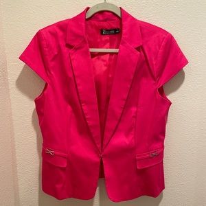 New York and Company pink jacket